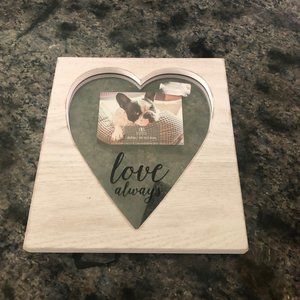 Burnes of Boston Heart Shaped Photo Frame / Nielsen Bainbridge Frame Love Always